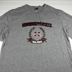 Mississippi State Bulldogs Hype‎ And Vice T-Shirt Men's XL Grey GUC